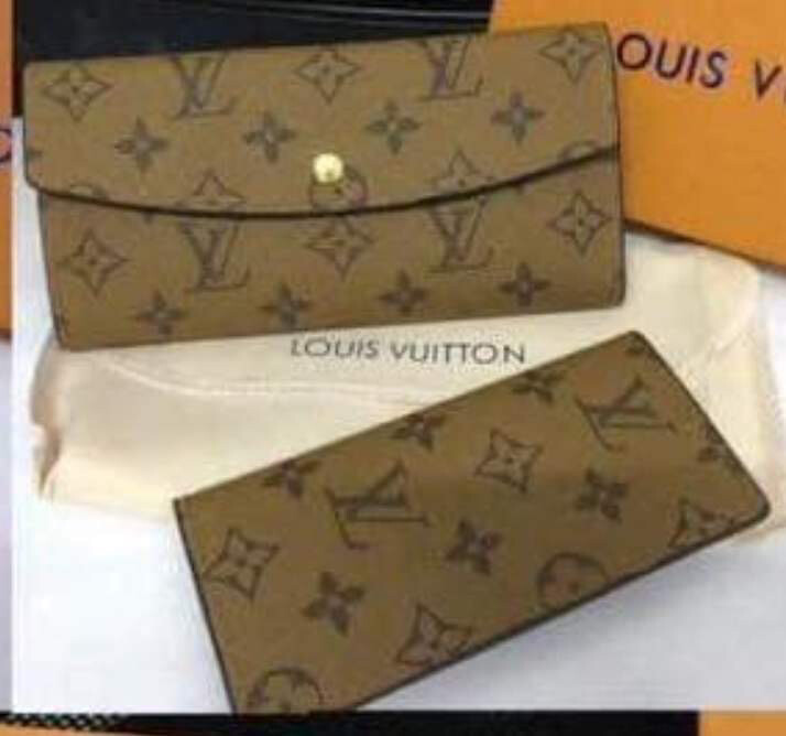 LV Mono Peanut Butter 2-pc Wallet