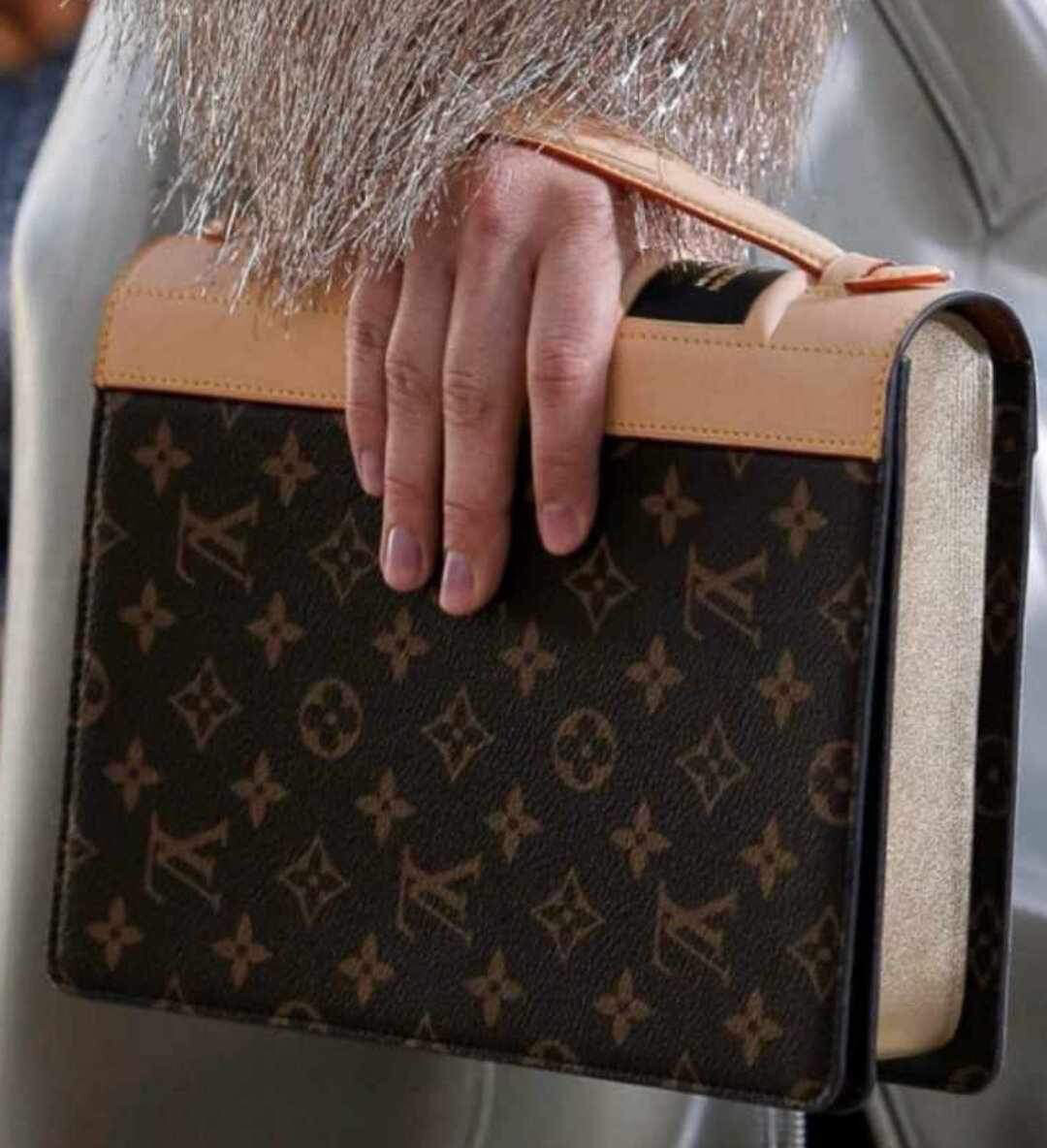 LV Book Clutch
