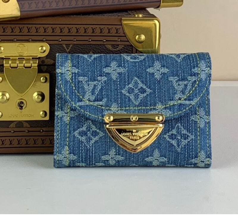 LV Denim Wallet