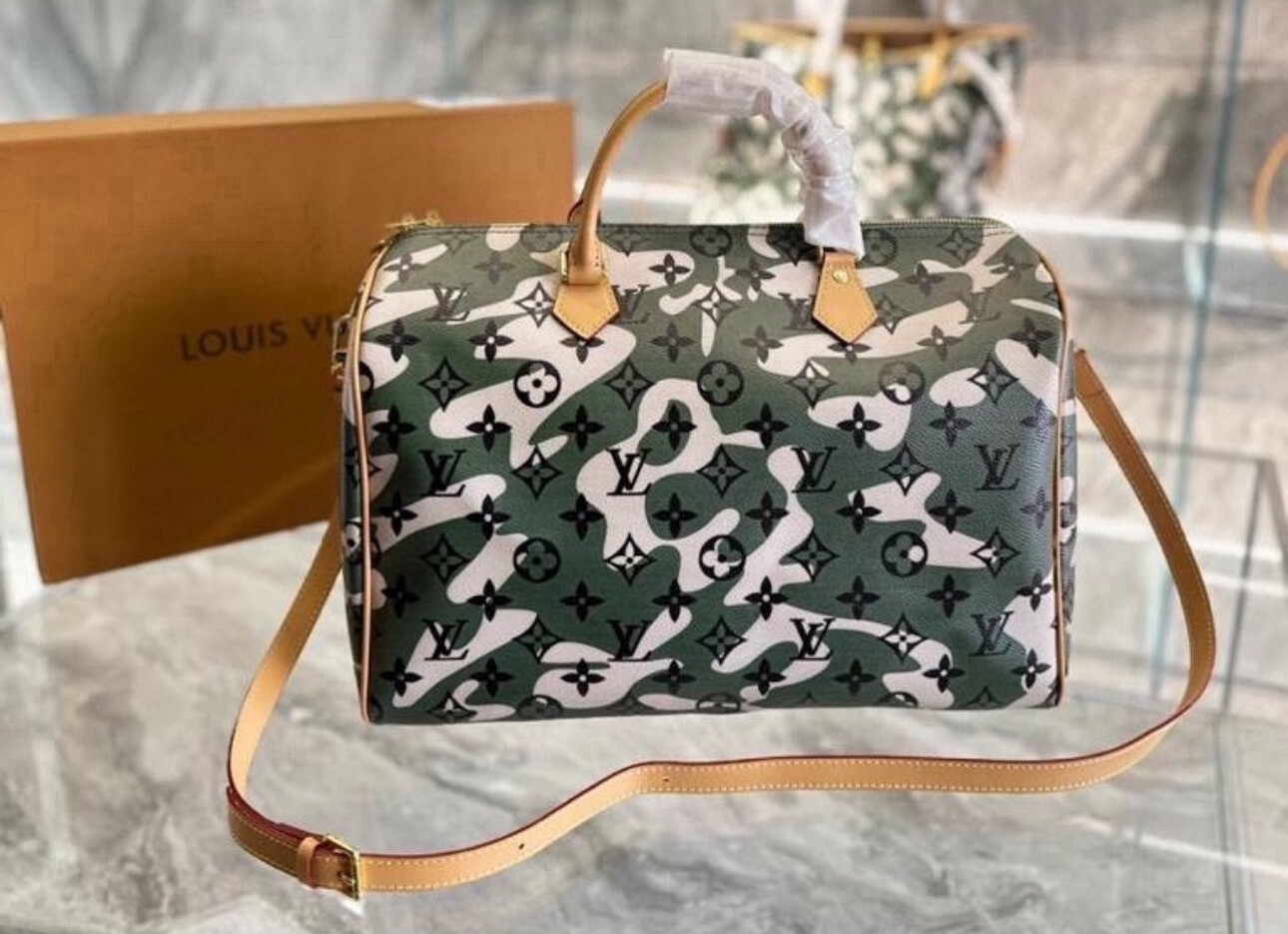 LV Camo Speedy PREORDER ONLY