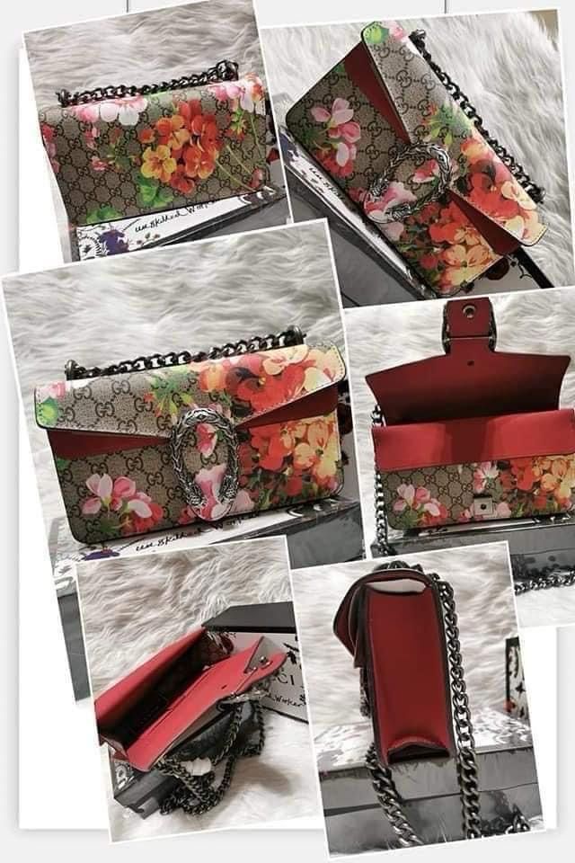 Gucci Dionysus Red Floral Bag