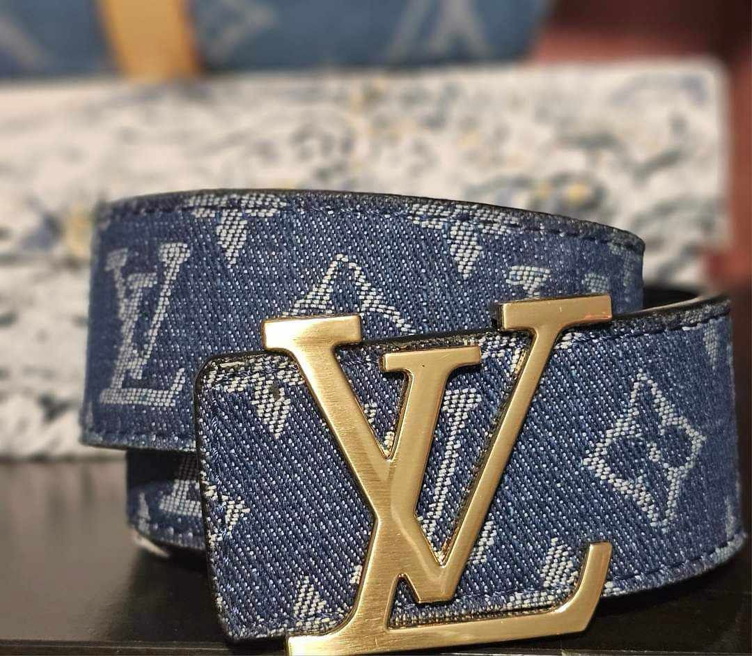 LV Denim Belt 40”