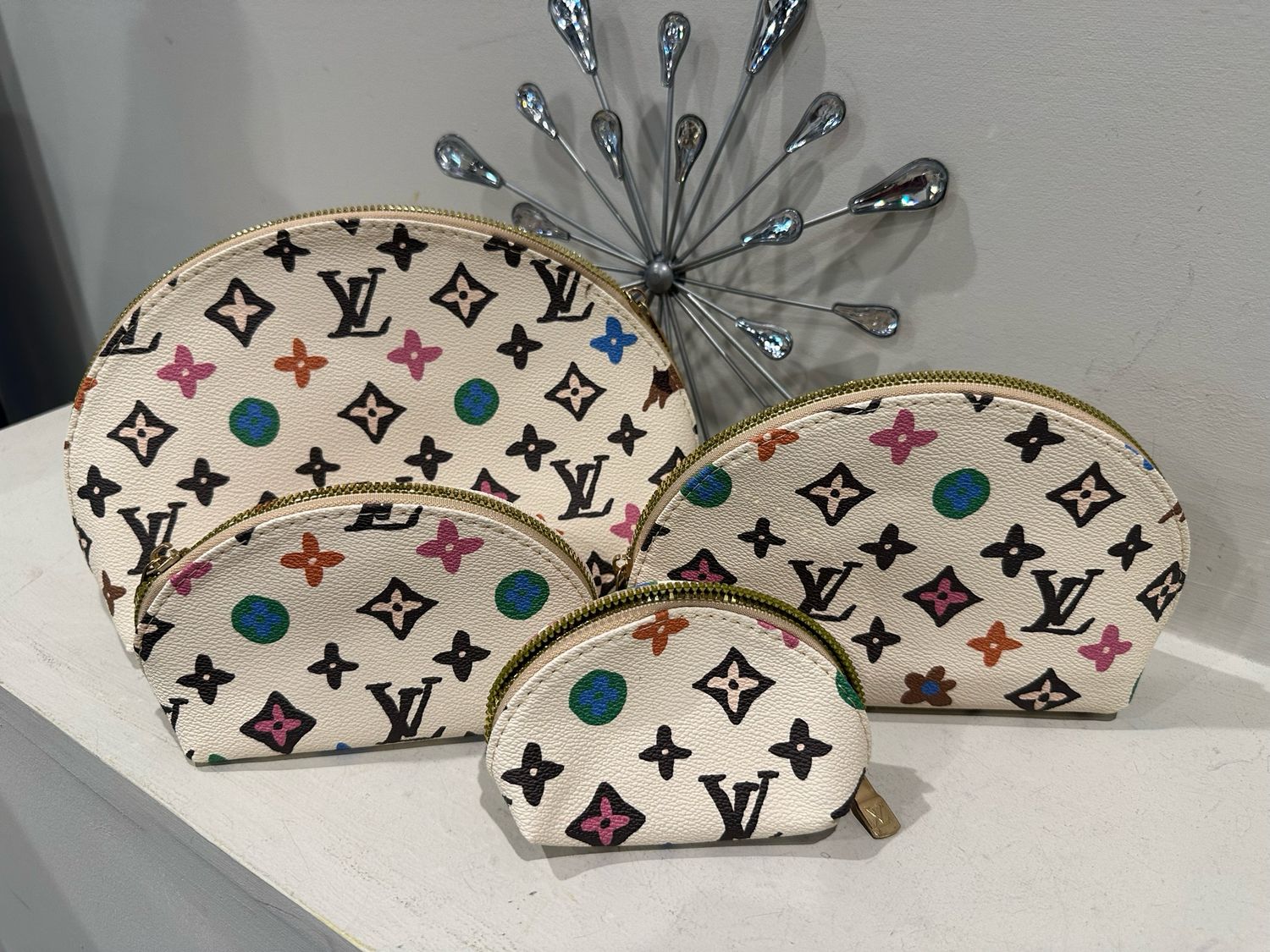 LV Chalk Colorful Toiletry 4-pc Set