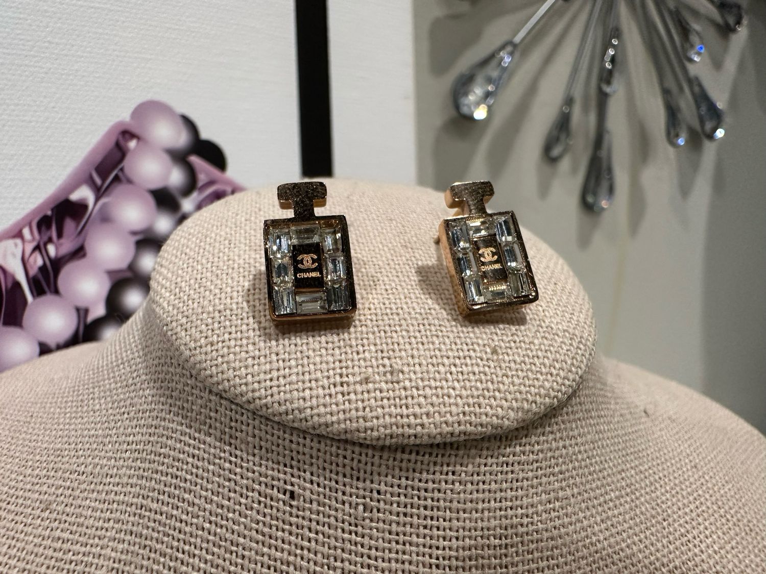 Chanel Rose Gold Perfume Bottle