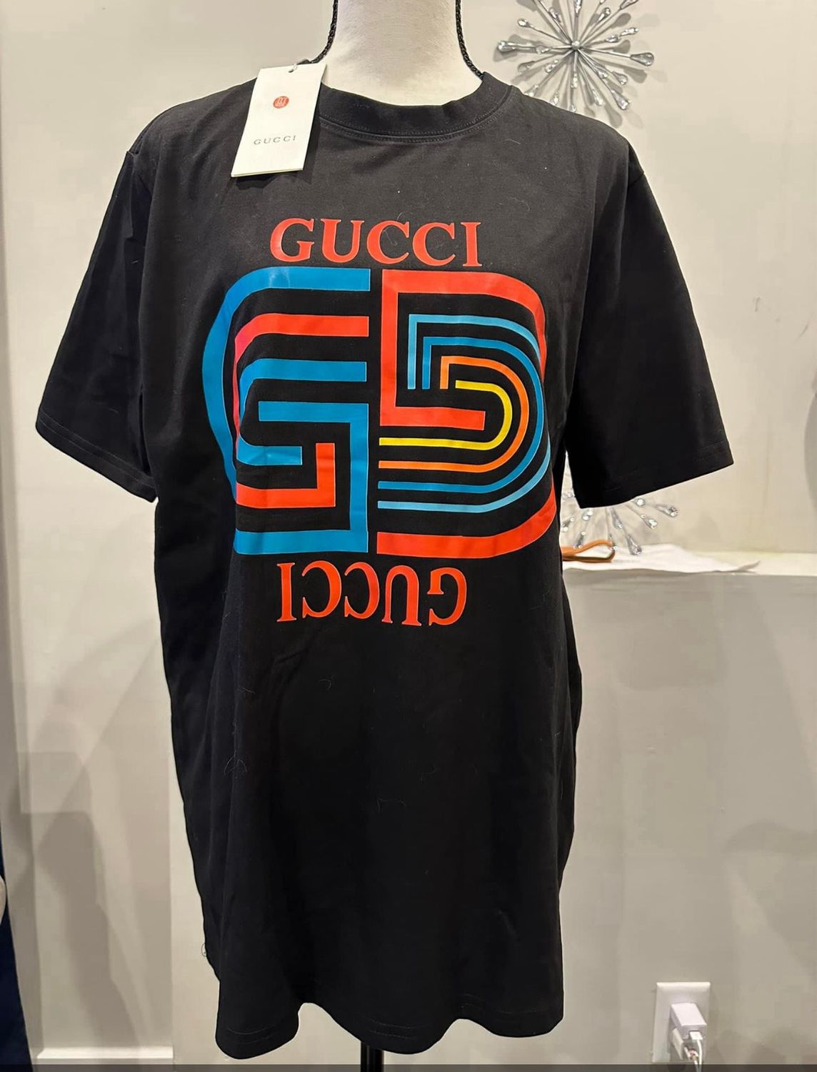 Gucci Graphic Design T-shirt Large
