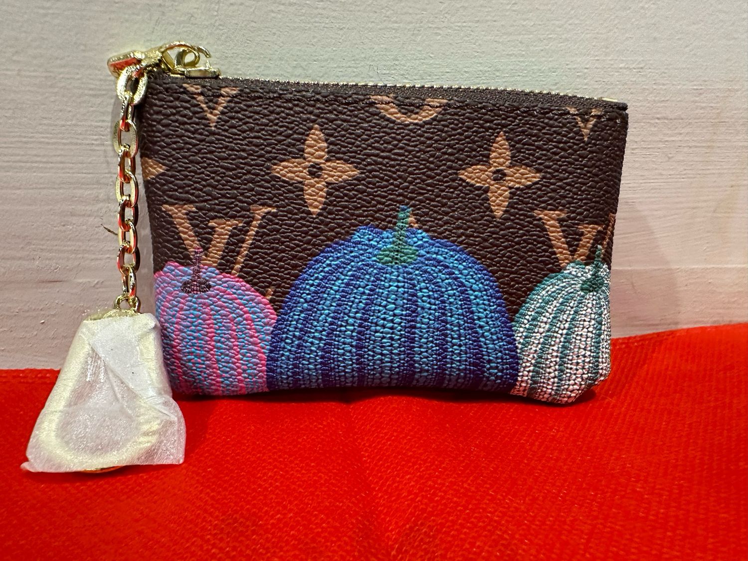 LV Harvest Coin Purse Keychain
