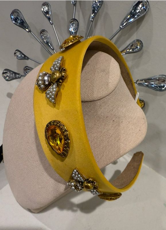 Bee Gold Embellished Headband