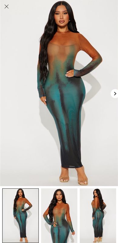 Ombré Maxi Dress Medium