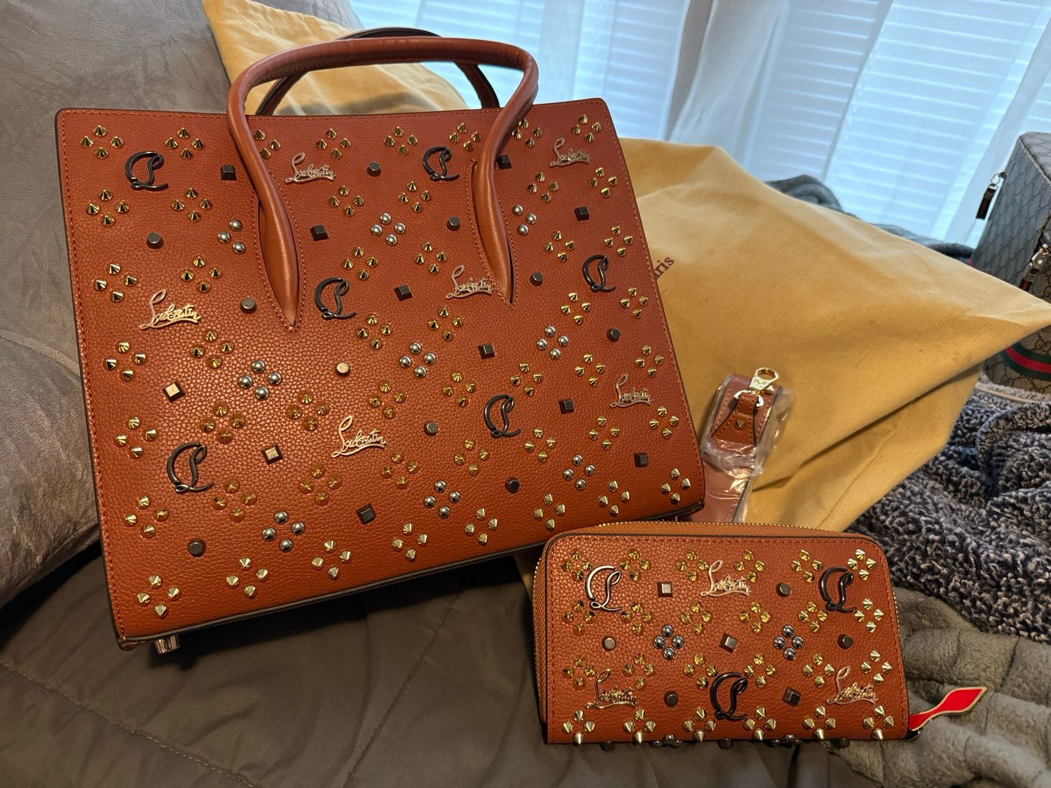 Christian Louboutin Cognac Bag (Bag Only)