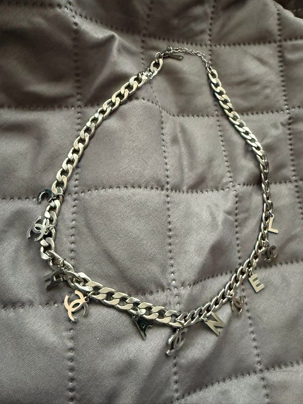 Chanel Silver Charm Necklace