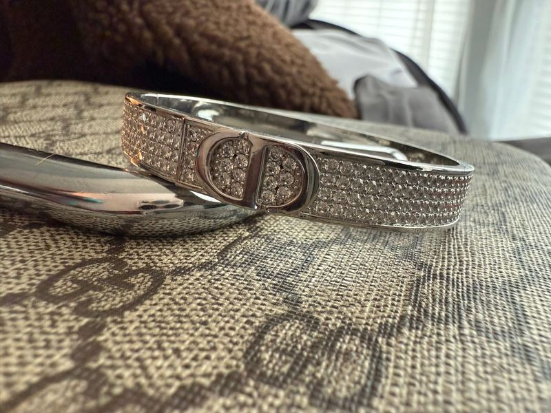 Christian Dior Silver Bangle
