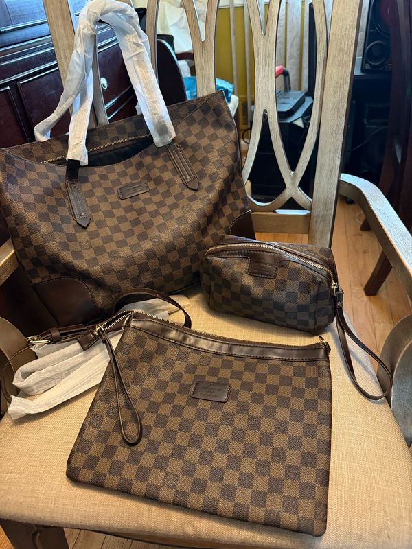 LV Damier 3-pc Set