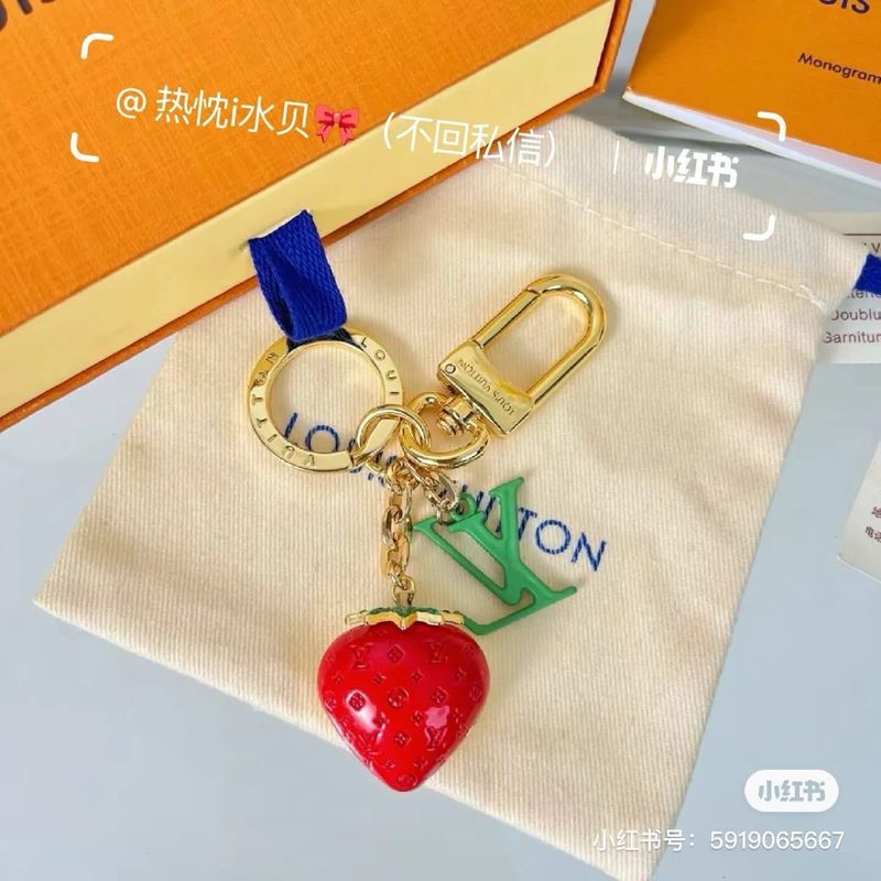 LV Strawberry Keychain