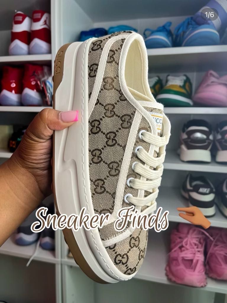 Gucci Mono Canvas Sneakers 👟