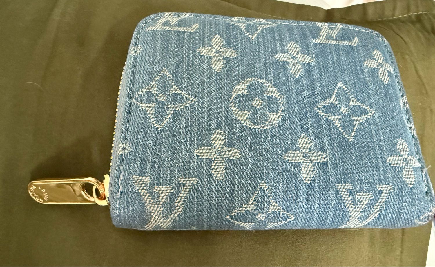 LV Denim Wallet