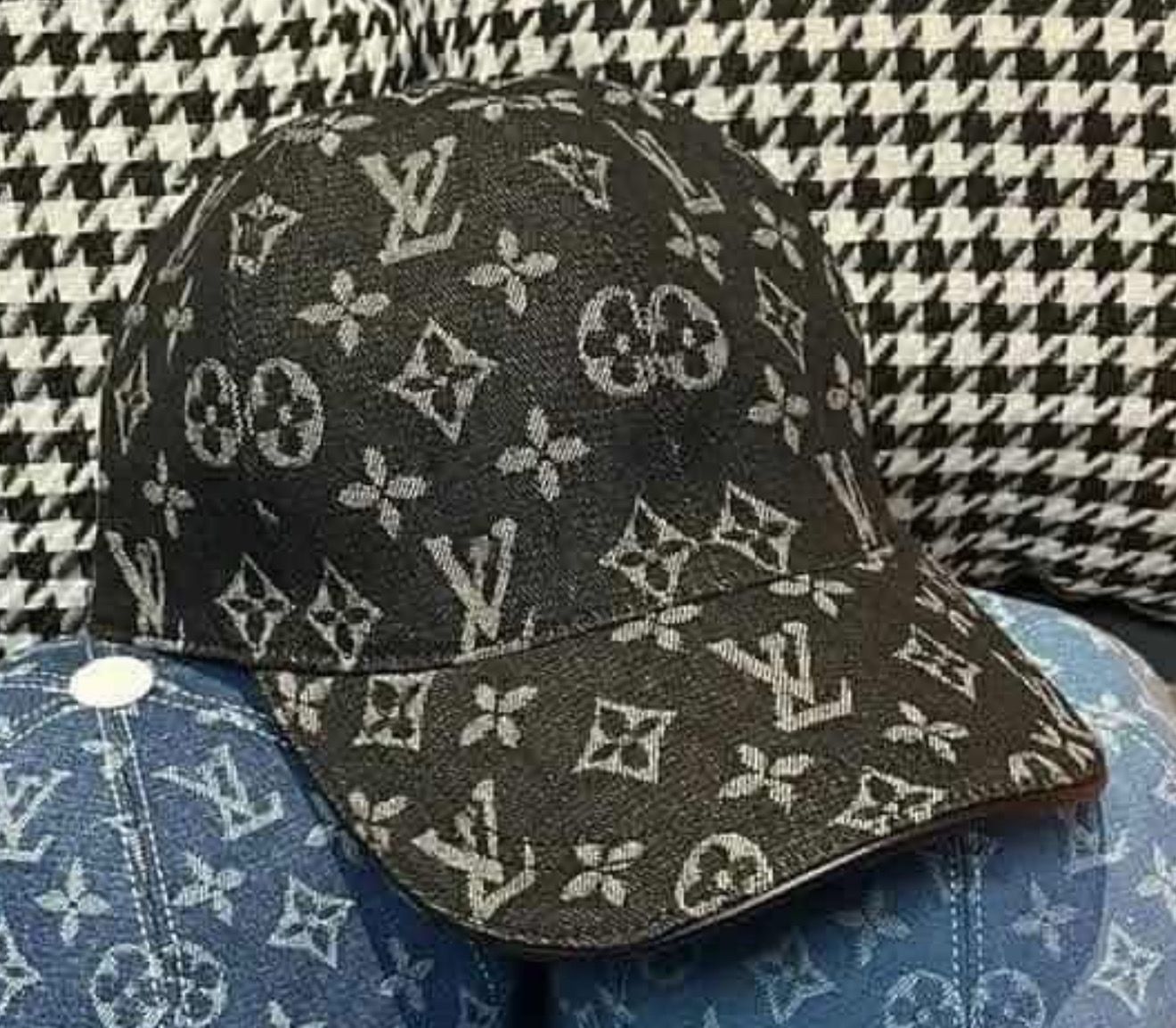 LV Black Denim Cap 🧢 Arriving Soon
