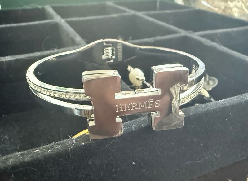 Hermes Embellished Bangle