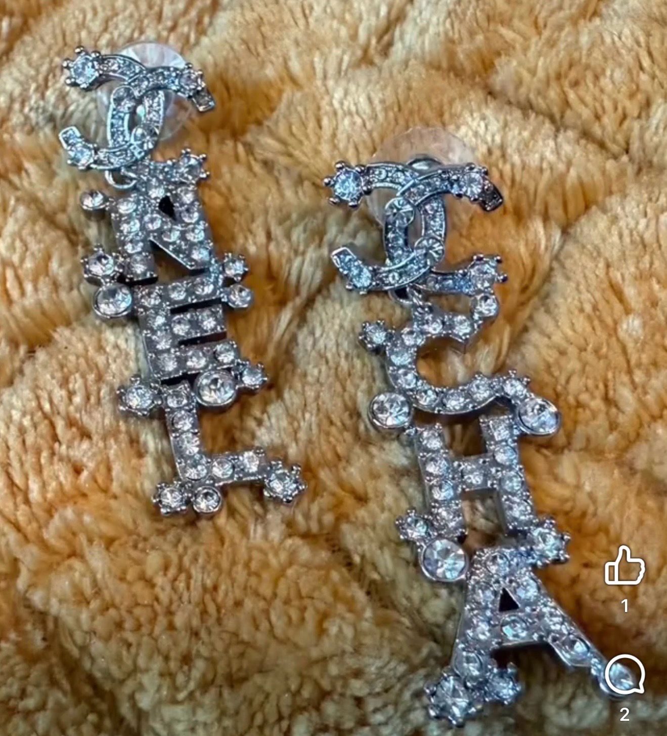 Chanel Stone Earrings