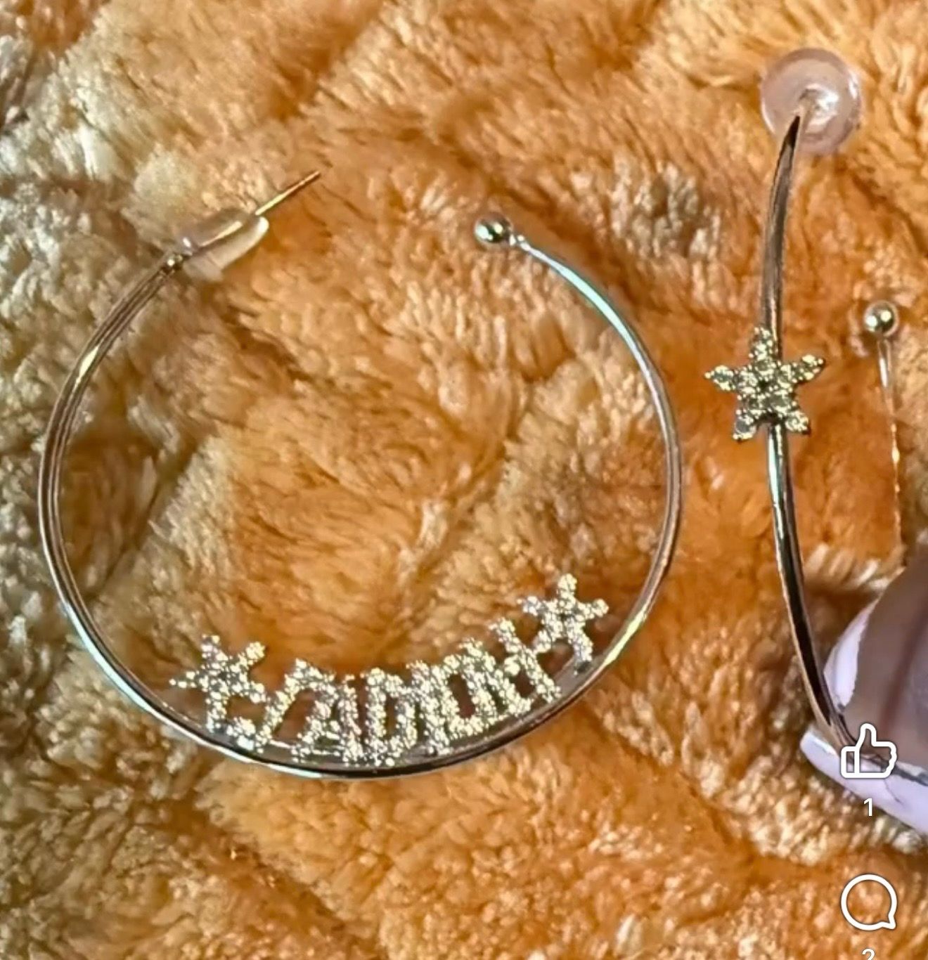 Jadior Star Hoop Earrings