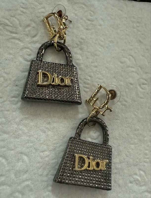 Dior Purse Earrings