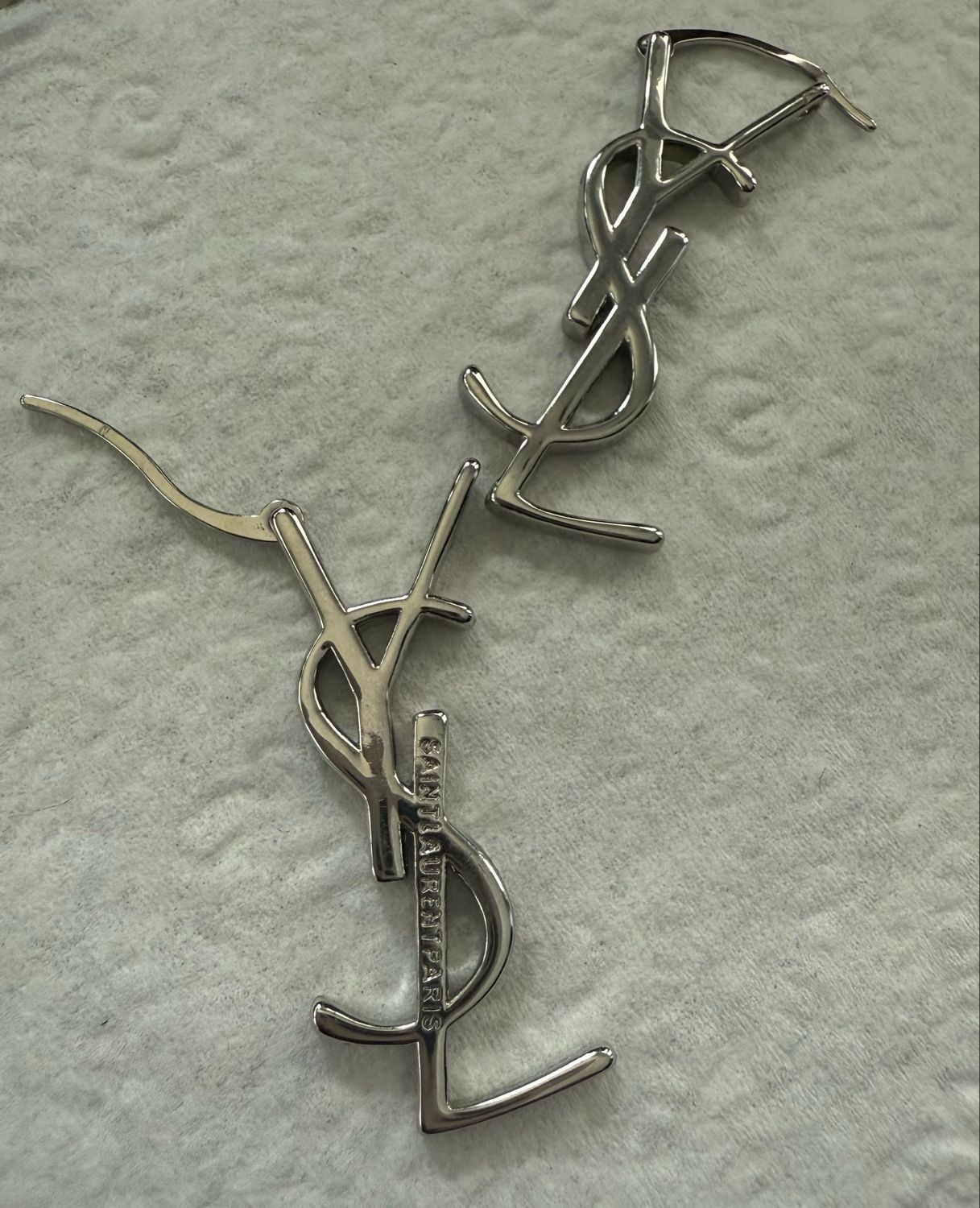 YSL Silver Earrings