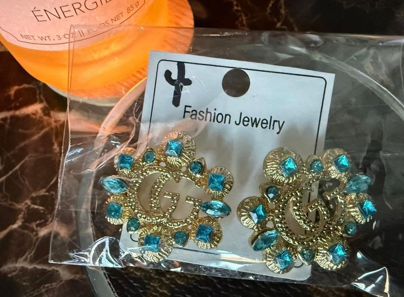 Gucci Blue Stones Earrings
