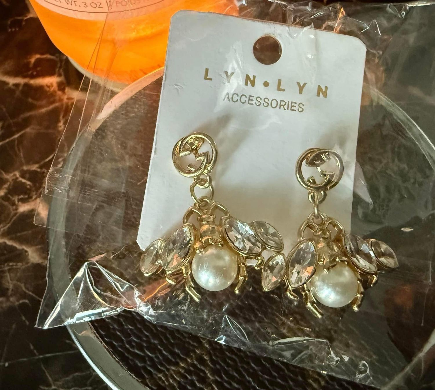Gucci Bee Pearl Earrings
