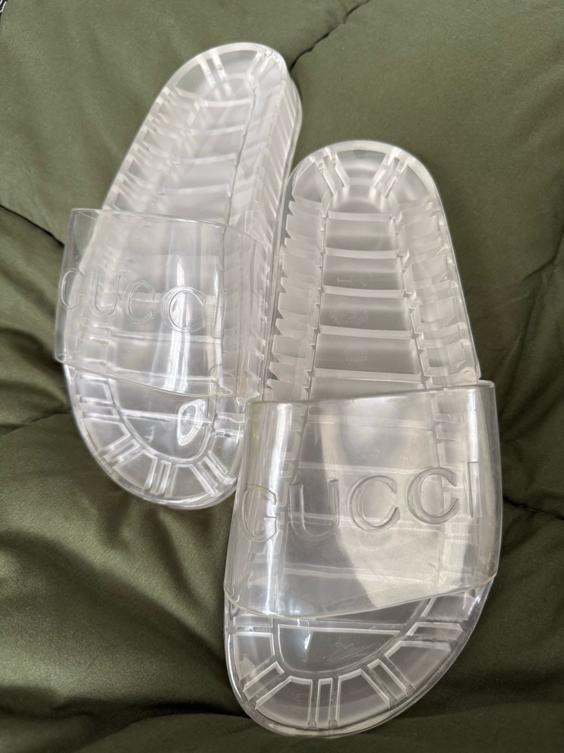 Gucci Translucent Slides 8
