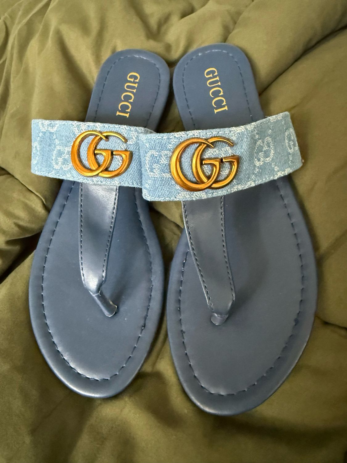 Gucci Denim Mono Thong 8