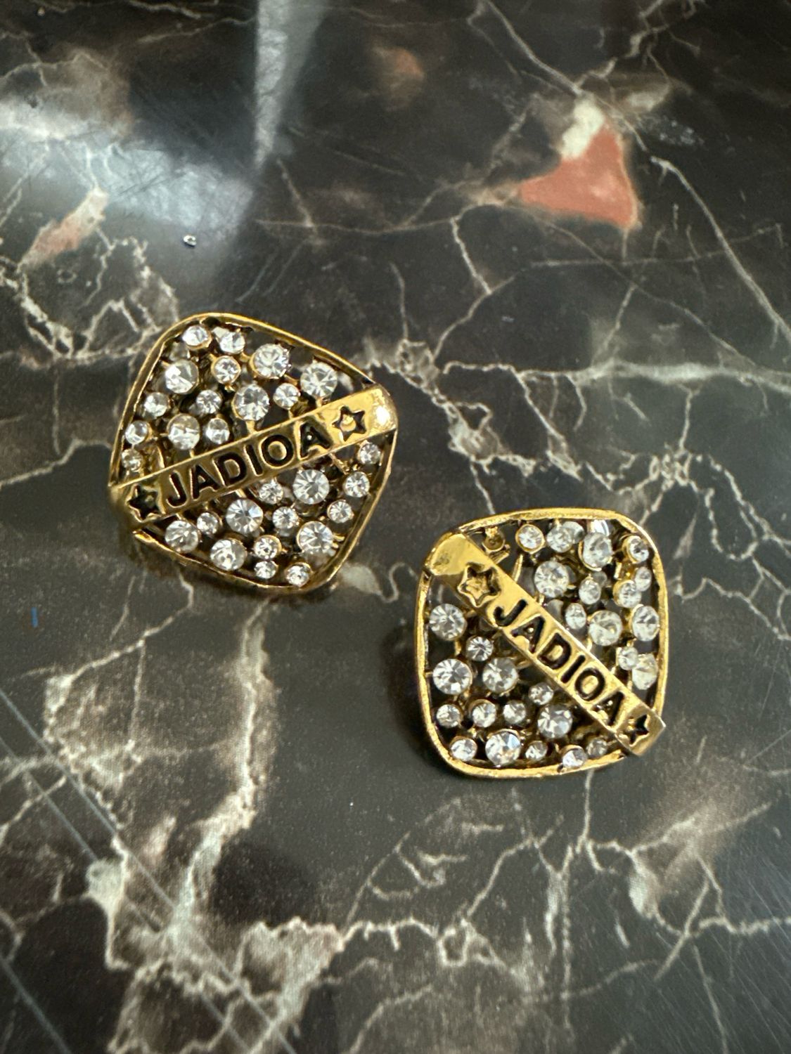 Jadior Gold Vintage Earrings