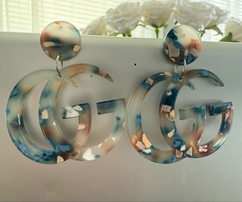 Gucci Marble Earrings