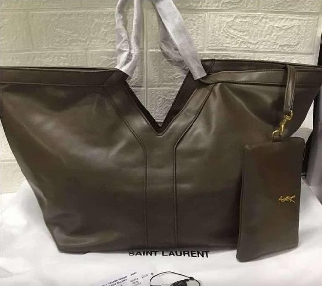 YSL Khaki Shoulder Bag