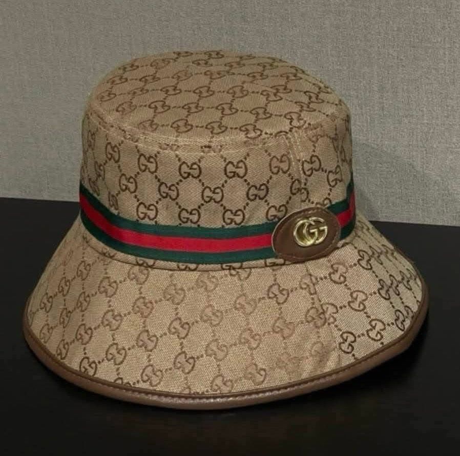 Gucci Mono Canvas Bucket Hat