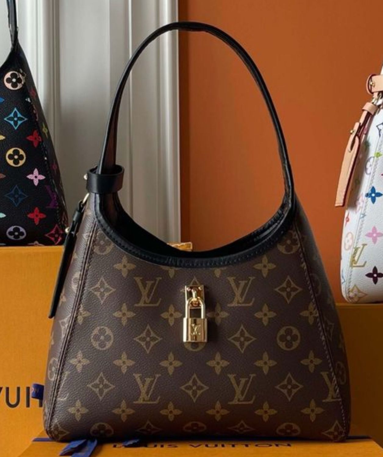 LV Mono Colorful Shoulder Bag