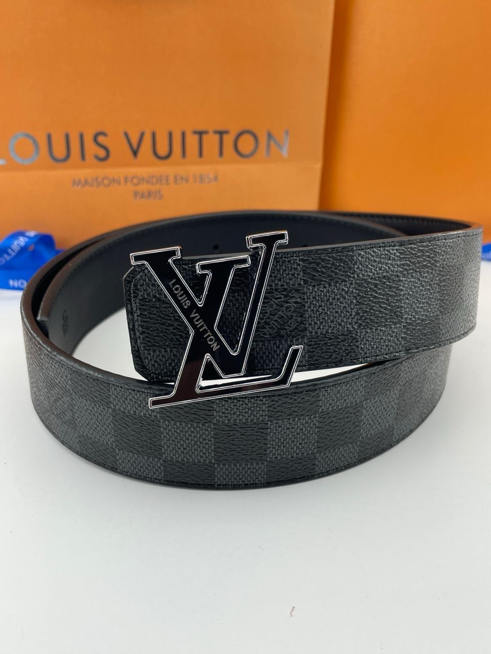 LV Damier Black Belt