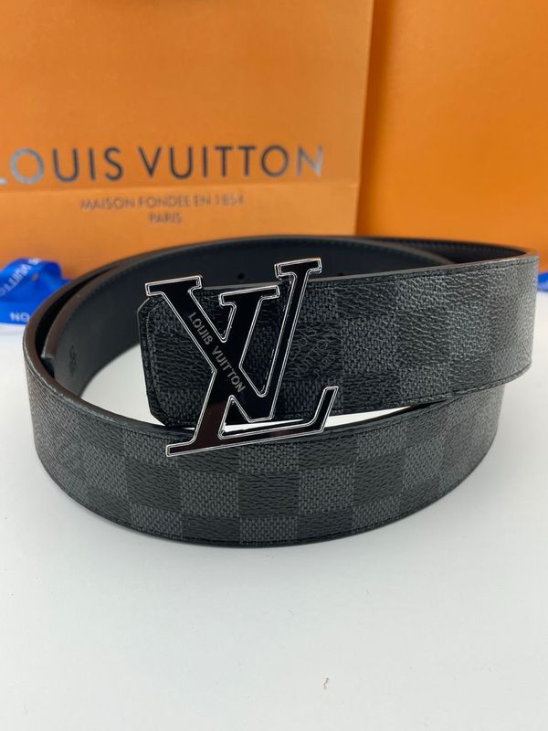 LV Damier Black Belt 50” UNISEX