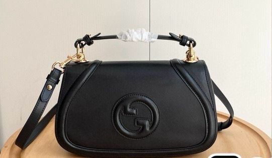 Gucci Black Saddle Bag