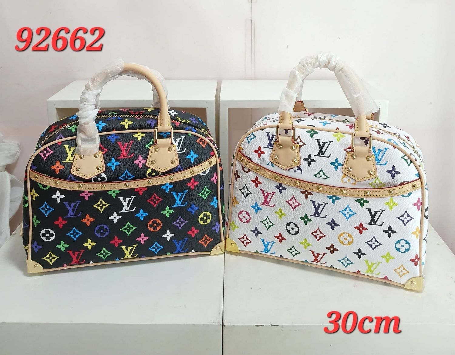 LV Colorful Satchel Bag