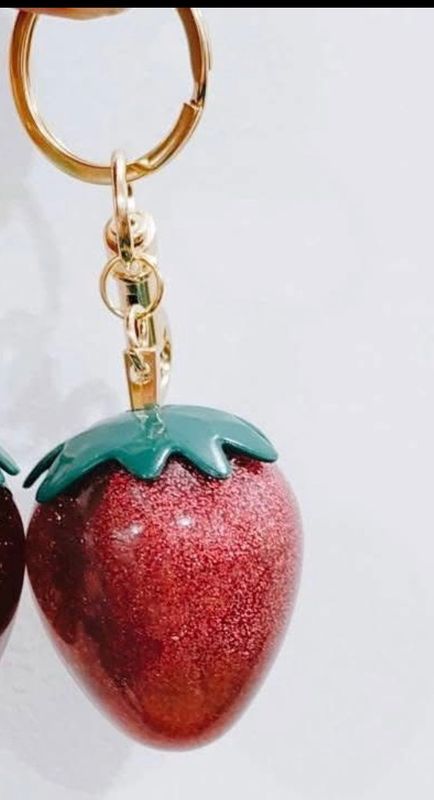Strawberry Keychain