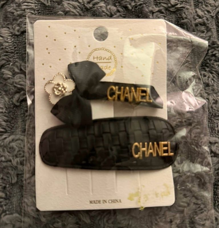 Chanel Hair Clips Set of 2