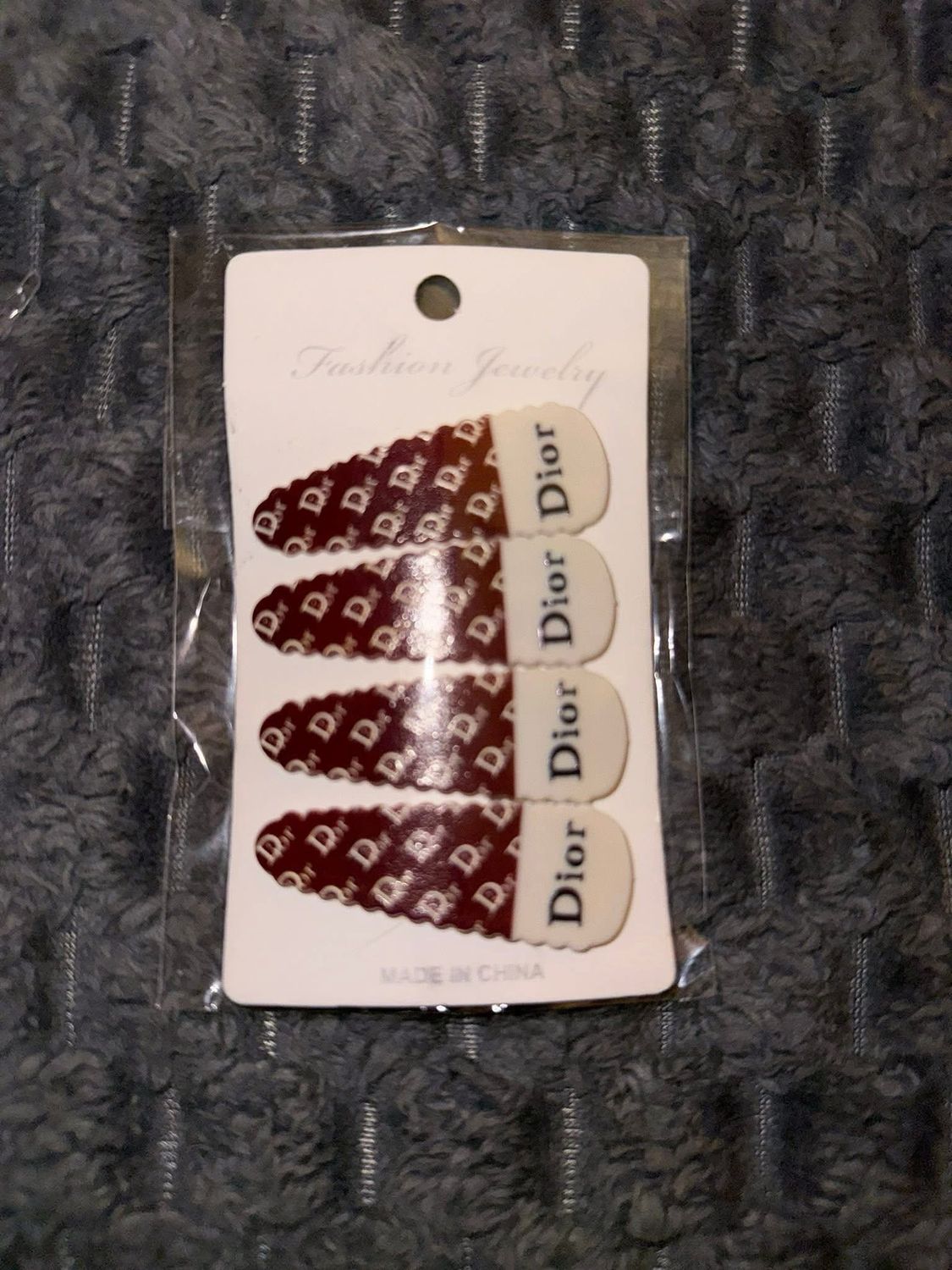 Dior Hair Clips Set of 4