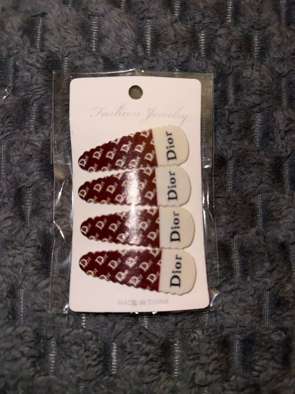 Dior Hair Clips Set of 4