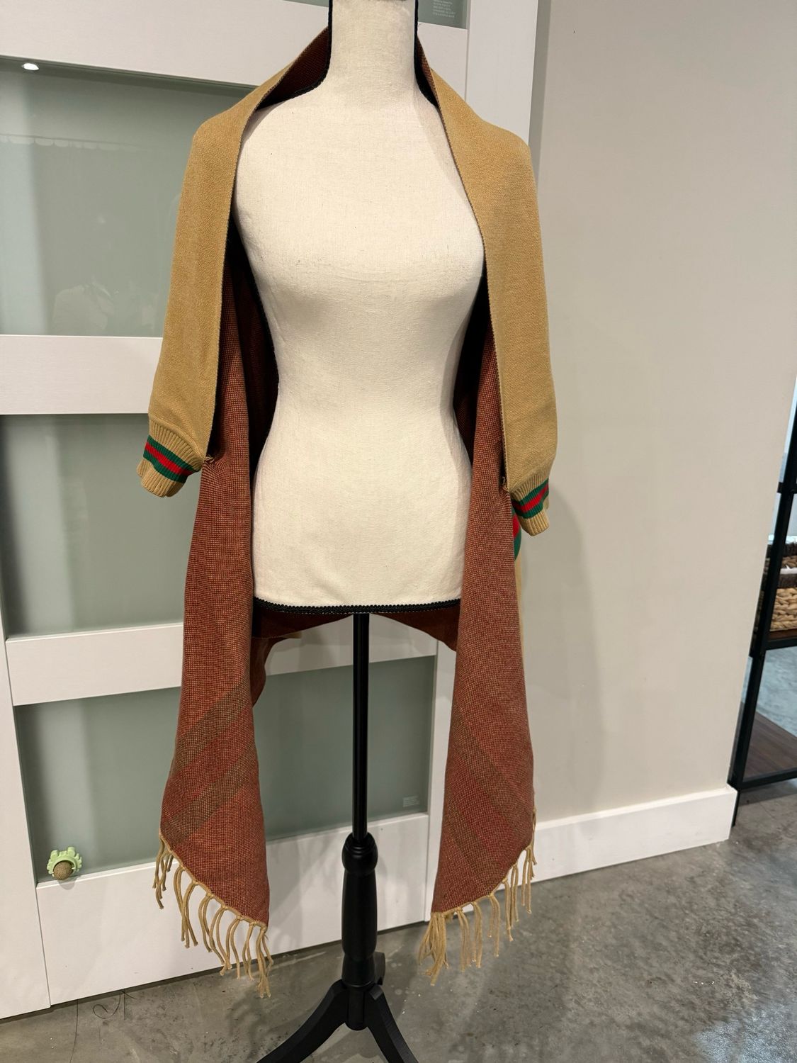 Open Brown Shrug