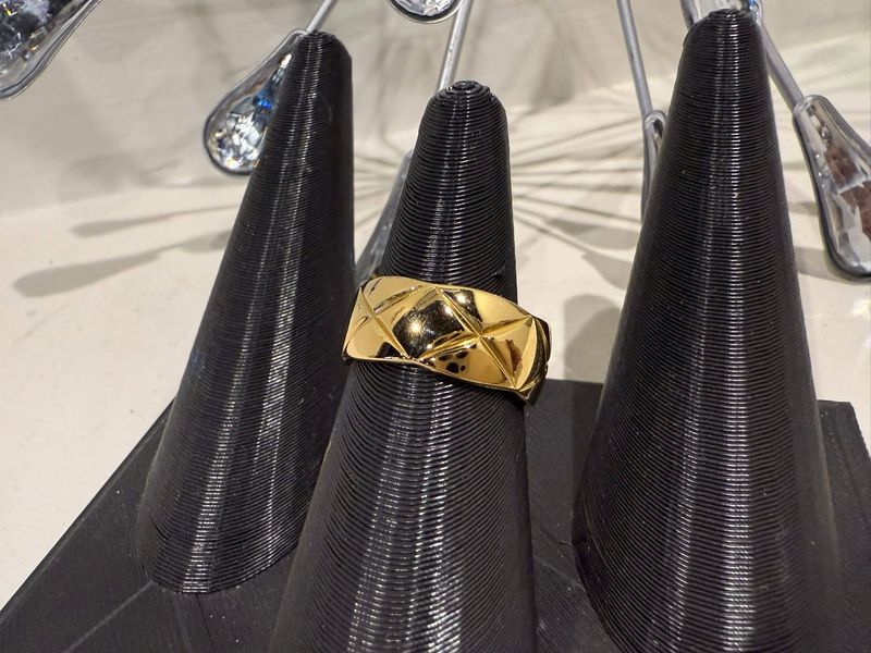 Chanel Gold Band Ring 8