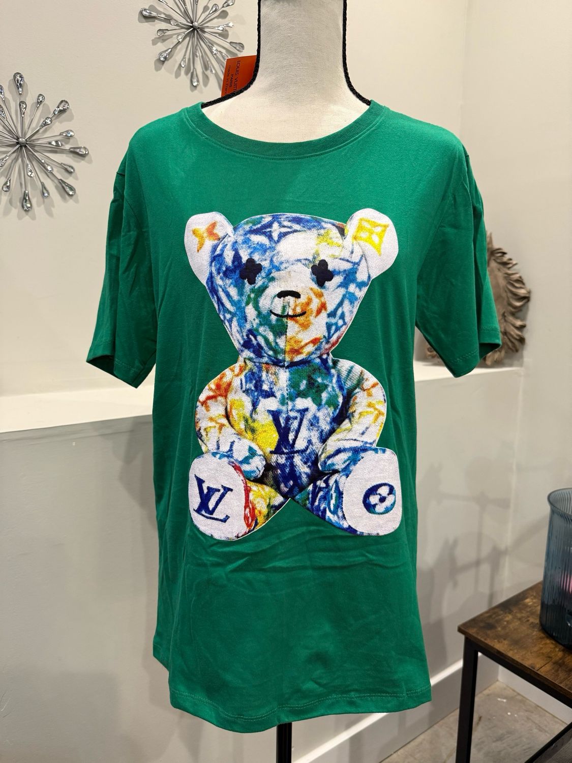 LV Green Bear T-shirt M/L