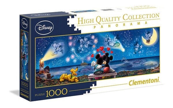 Clementoni Disney Panorama Puzzle 39449 Mickey und Minnie
