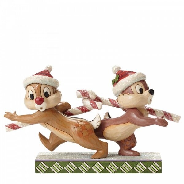 Disney Traditions Chip und Chap "Candy Cane capers"