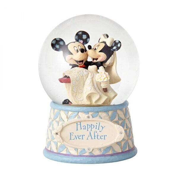 Disney Traditions Schneekugel Mickey & Minnie "Happily ever after"