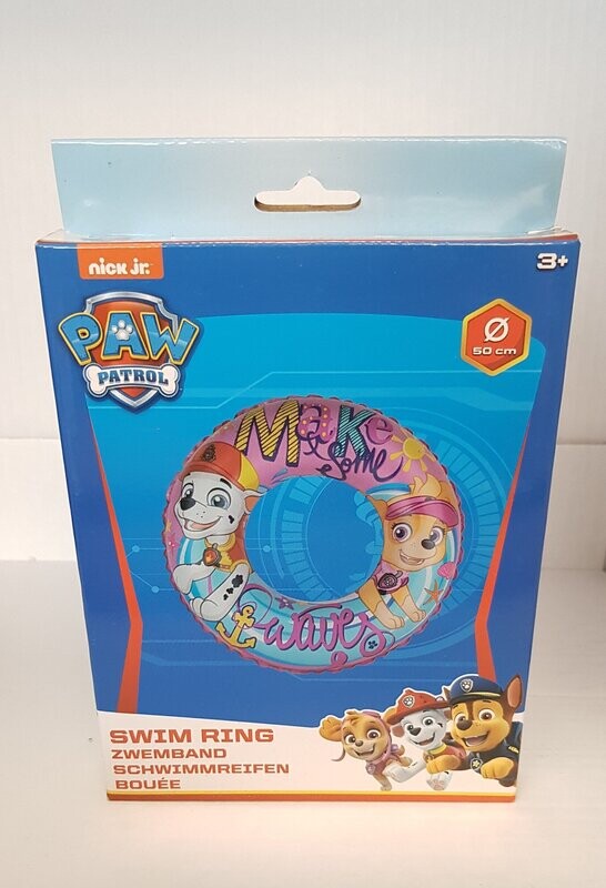 Paw Patrol aufblasbarer Schwimmring Paw Patrol aufblasbarer Schwimmring "Make some waves"