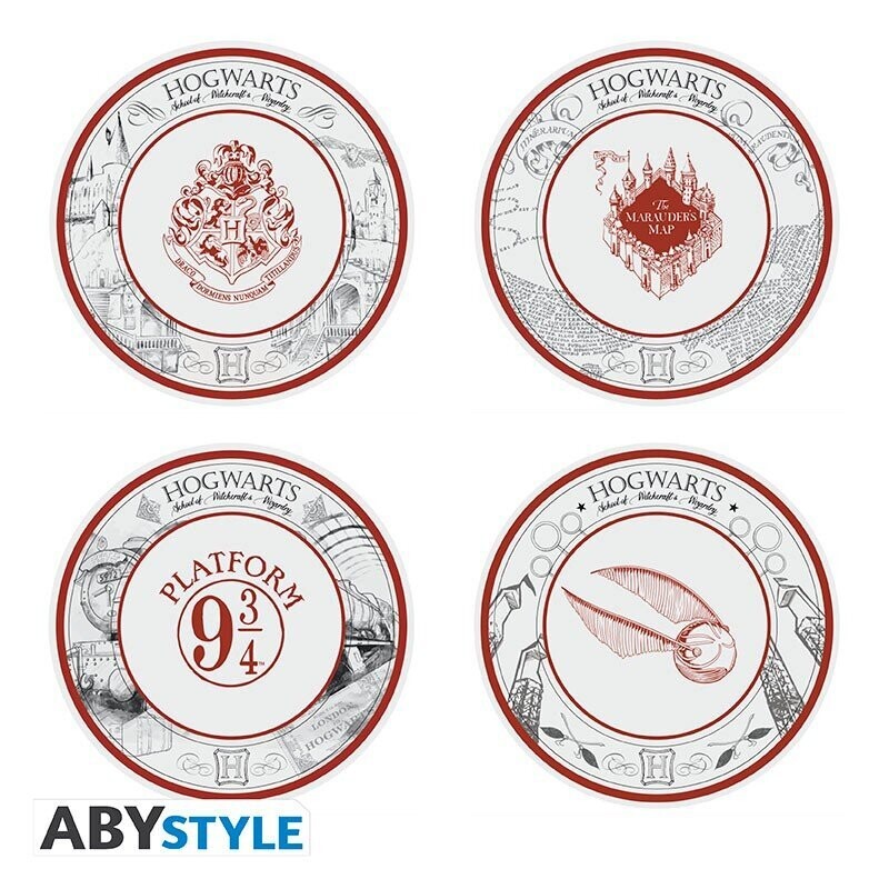 Set of plates Harry Potter universe Set of plates Harry Potter universe